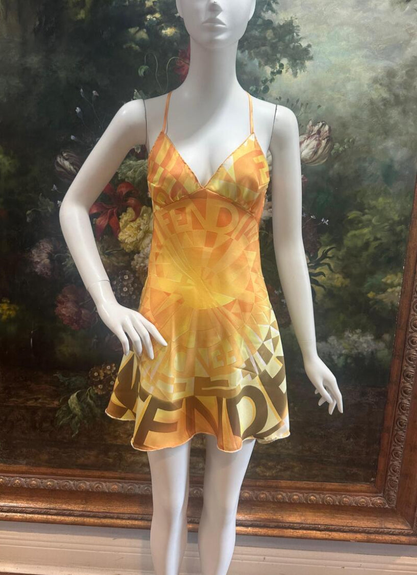 fendi mini dress FENDI 3800$ Asymmetric Silk-blend Lam Mini Dress