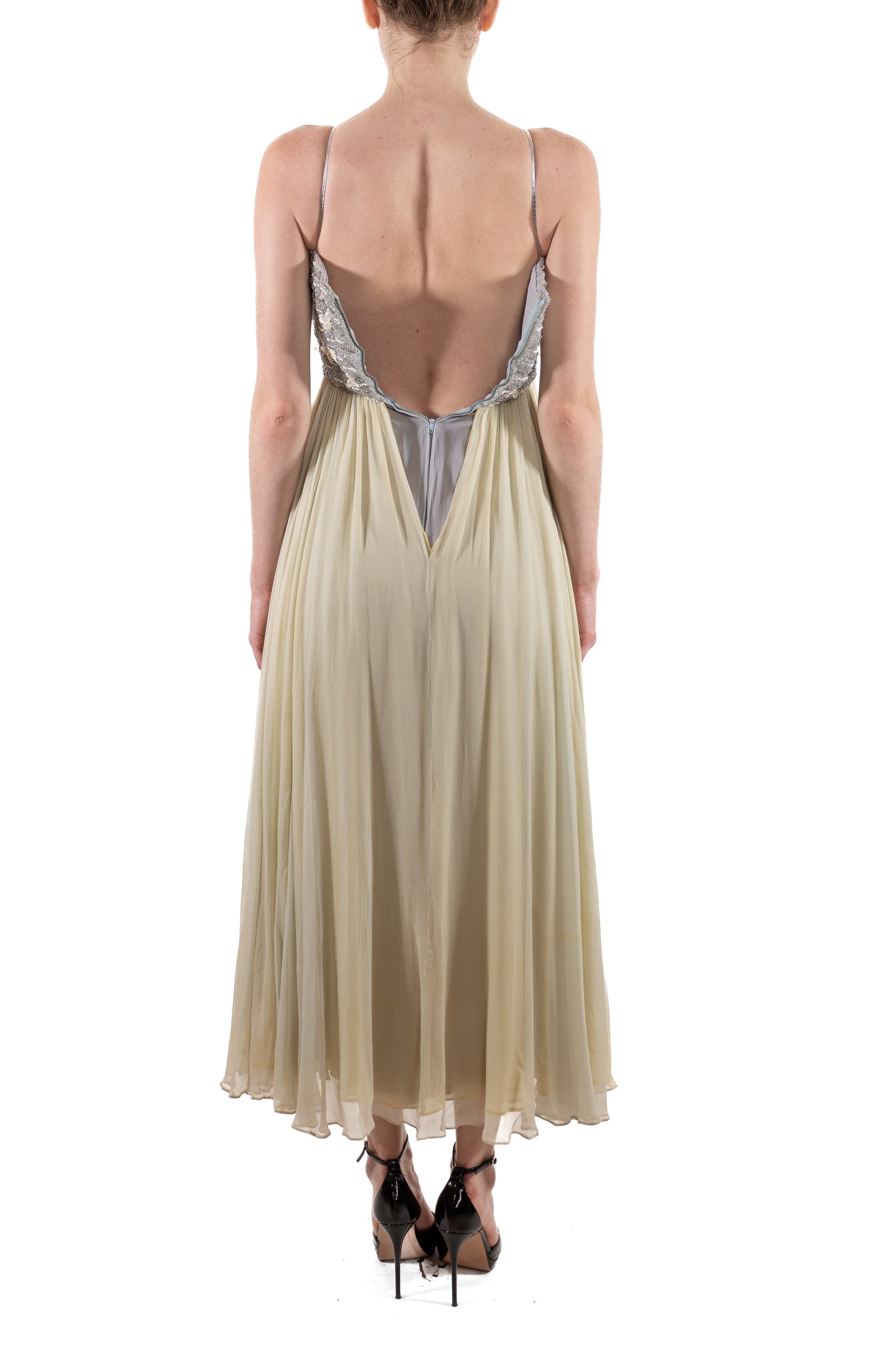 oyster chiffon dress Lily Dress Oyster / 4 (UK14/US10)