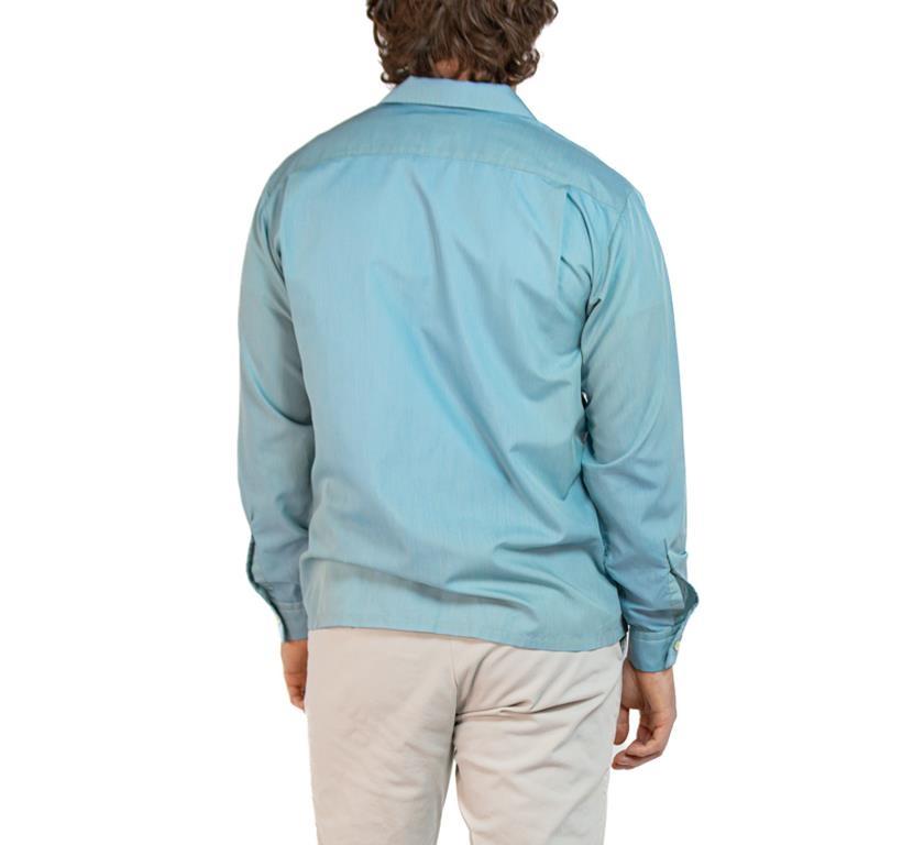 seafoam mens dress shirt Seafoam Green Textured Luxurious Linen Dress Shirt