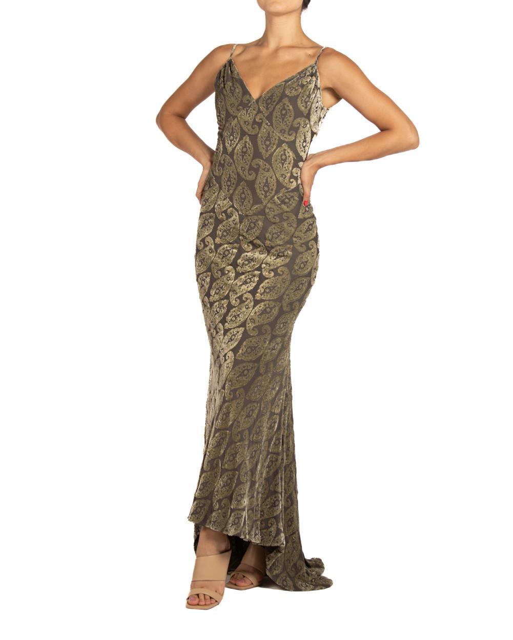 bias cut velvet dress Bias-Cut Velvet Maxi Dress