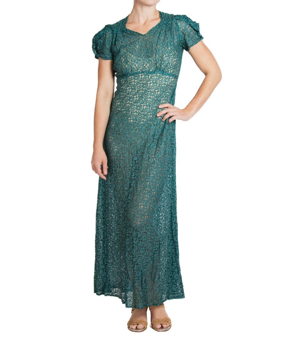 dark teal lace dress Deep Teal Lace Detail Maxi Dress