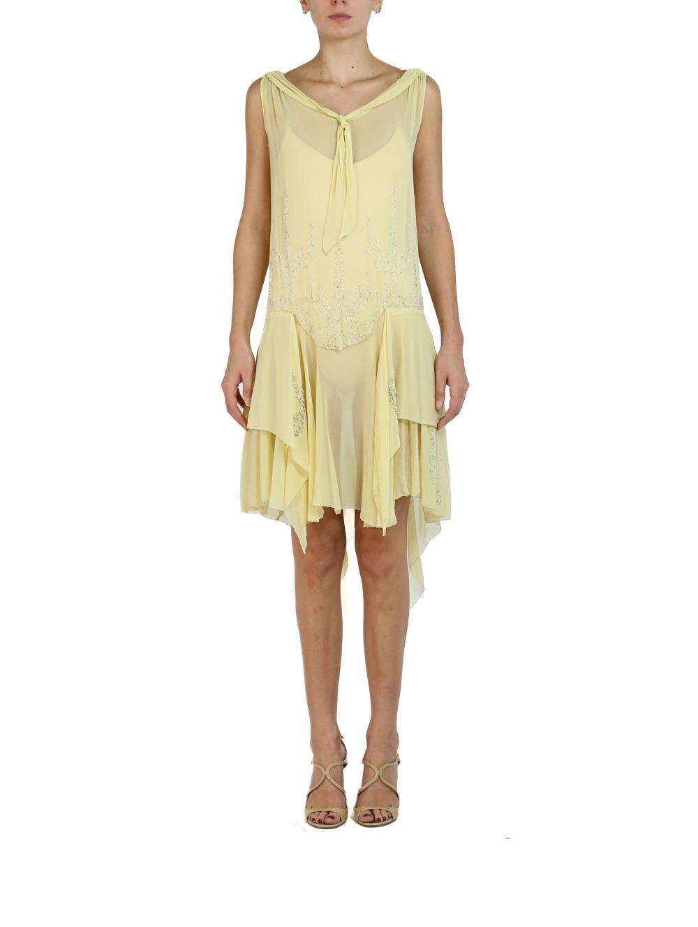 butter yellow silk dress Fortunate One 5% Spandex 1940s Butter Yellow Silk Crepe