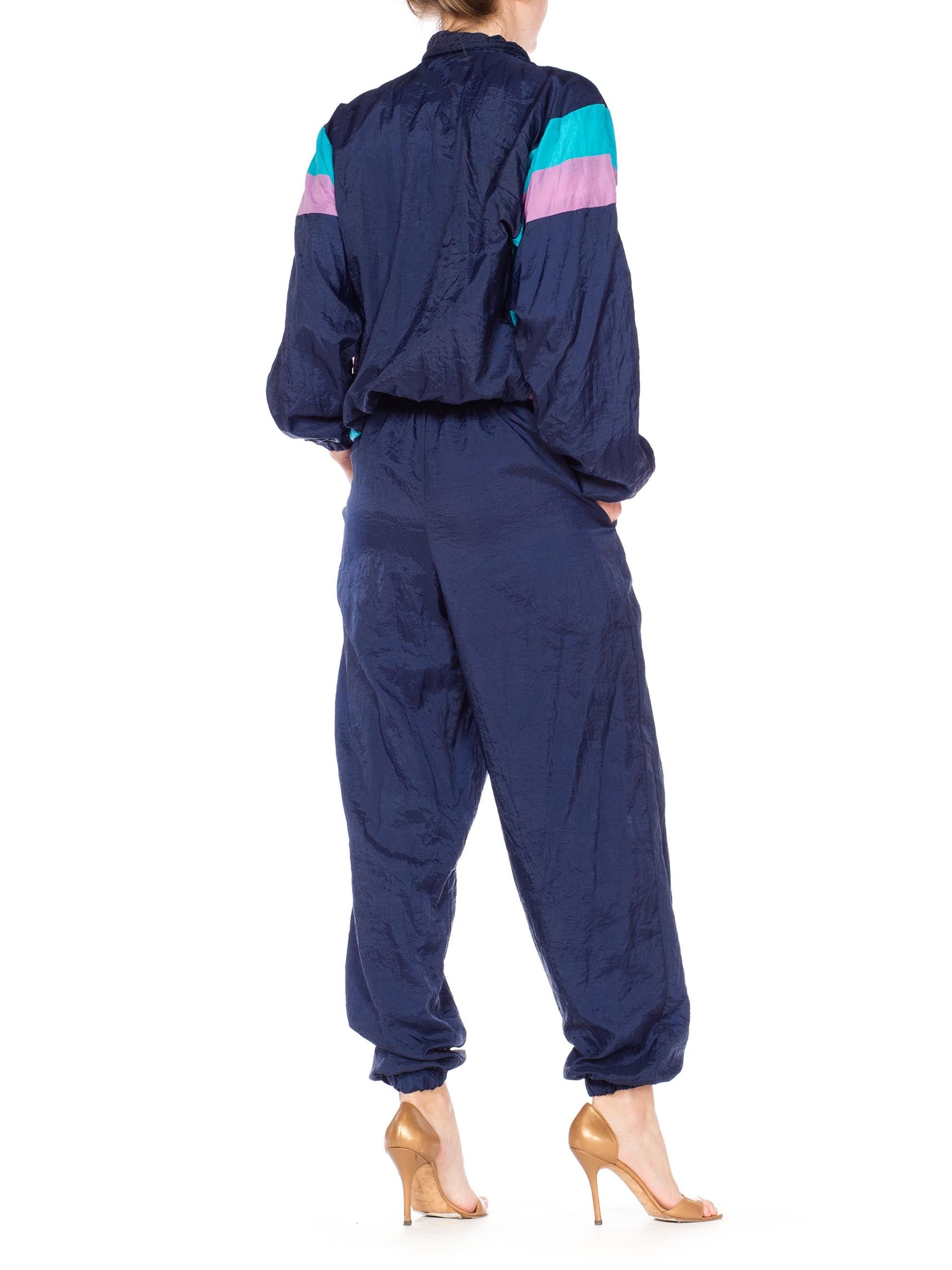 1990S Navy Purple Nylon Unisex