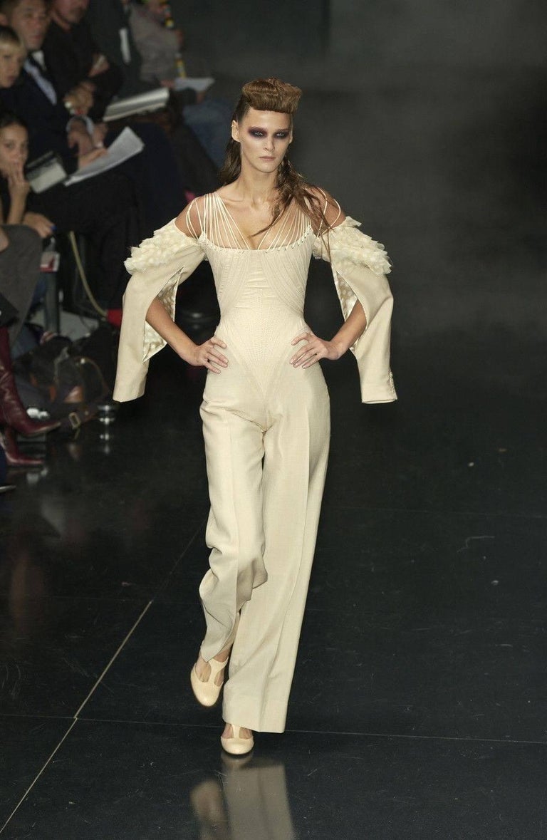 1990S ALEXANDER MCQUEEN Style Red Cotton Spring 2002