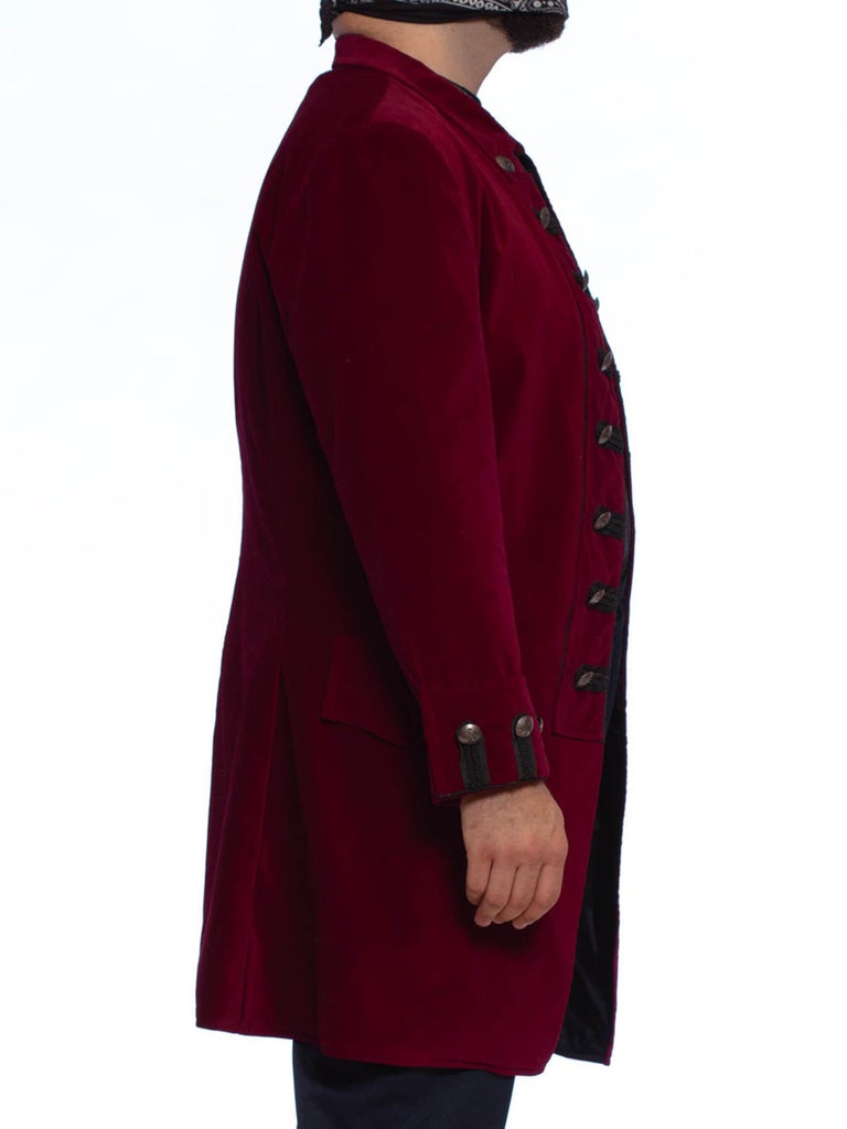 Burgundy frock outlet coat