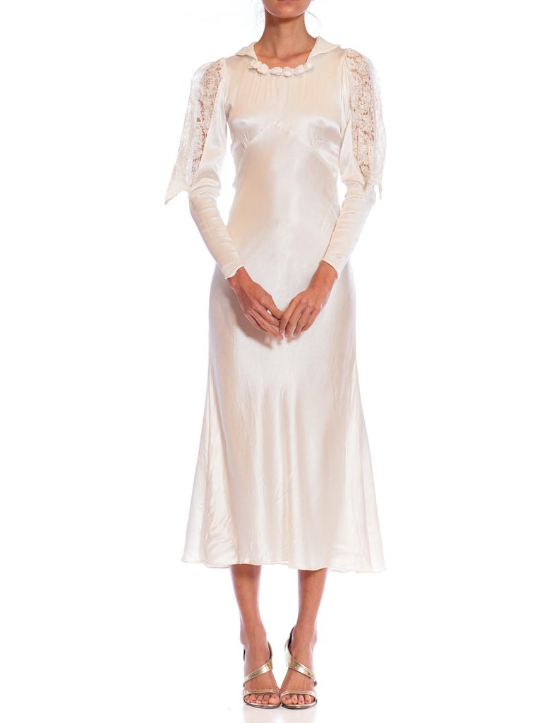 rayon silk dress Vintage 1930s Barbizon Silk Rayon Slip Dress