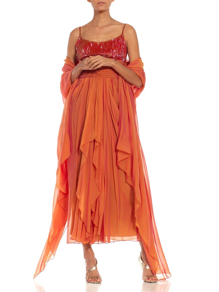 bob mackie dress orange Costume Designer Bob Mackie Looks Back at His Favorite Creations