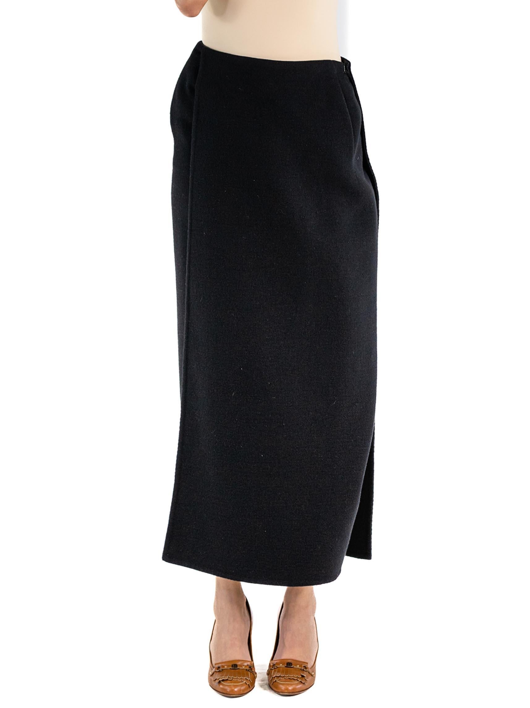 donna karan wrap skirt